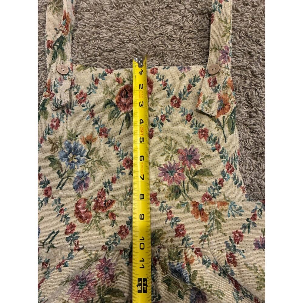 Polagram Floral Tapestry Mini Apron Unique Cottagecore Grandma Nostalgic Fun - Picture 15 of 16